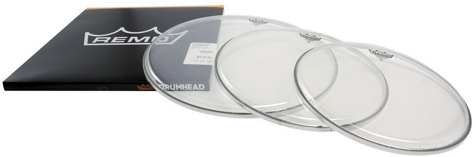 Remo Drum Head Emperor Transparent ProPack 12'' 13'' 16''
