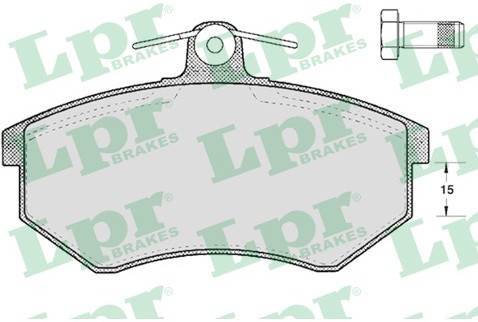LPR Klocki hamulcowe - komplet 05P299