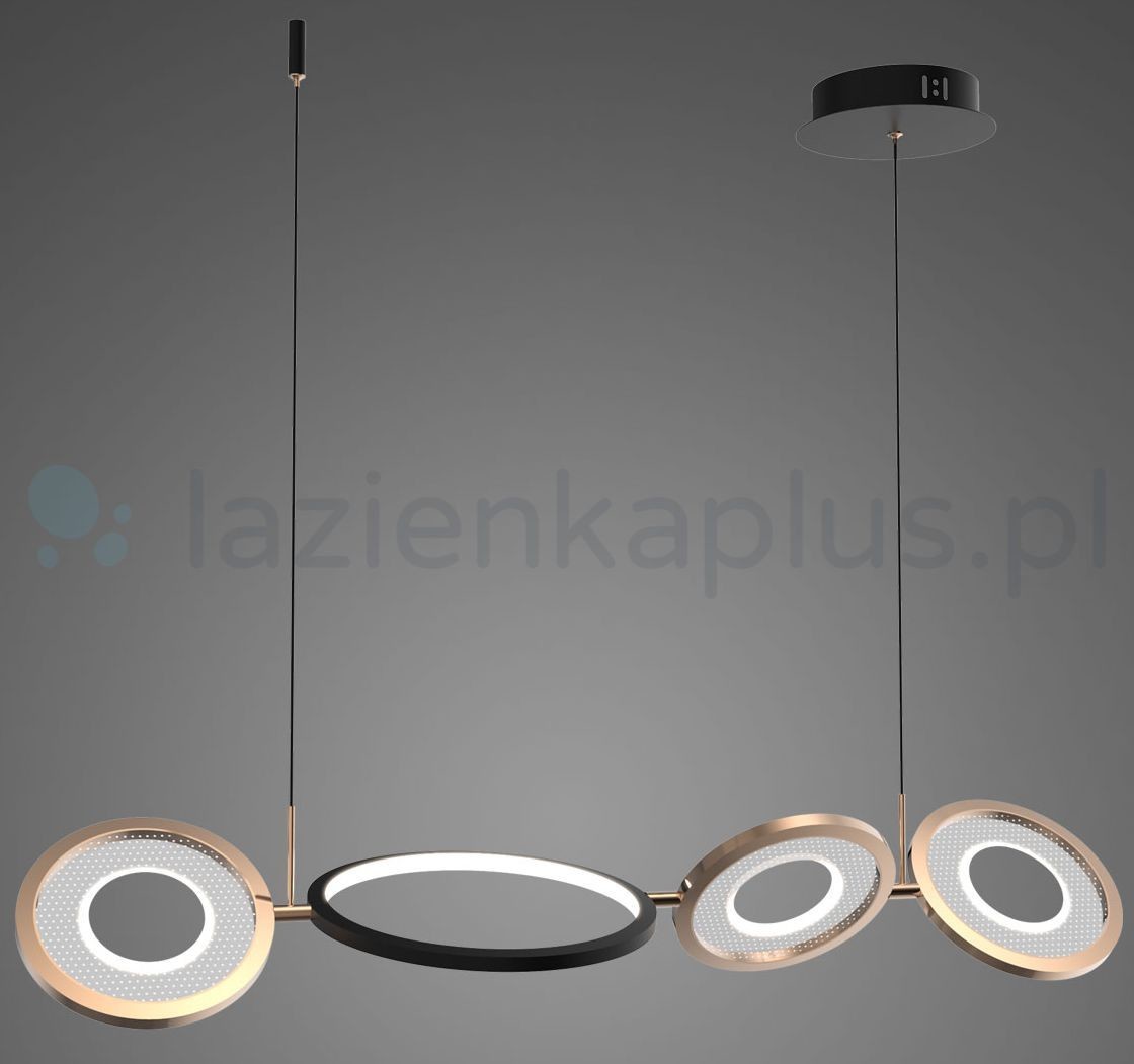 Altavola Design Seppia lampa wisząca czarny złoty LA115P983kblackgold