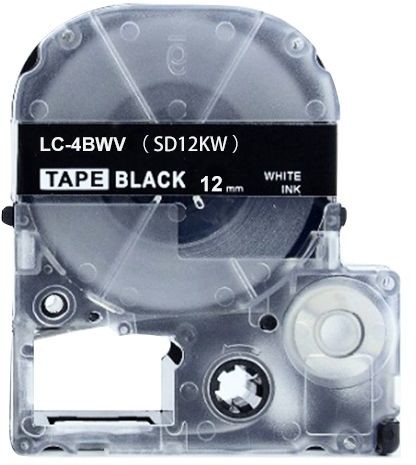 Epson LC-SD12KW, 12mm x 8m, biały druk / biały podkład, taśma zamiennik