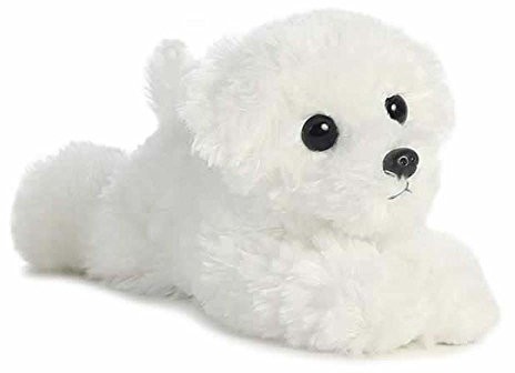 Aurora 60466, Mini Flopsie Snowball Bichon, 20 cm, miękka zabawka, biała 60466.0