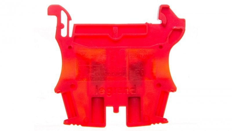 Legrand Złączka szynowa 2-przewodowa 4mm2 czerwony VIKING 037131 037131