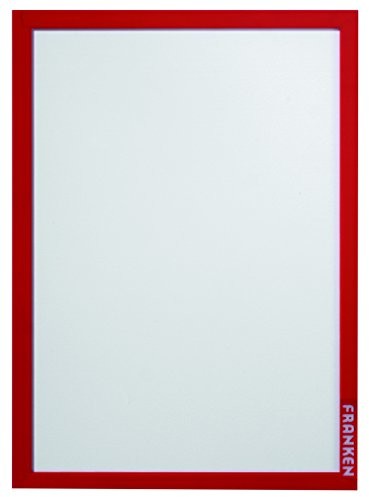 Franken ar14012 tablicach informacyjnych ramka Frame IT Pro, DIN A4, twardej folii, grubość: 1.82 MM, matowa,, czerwony AR14012