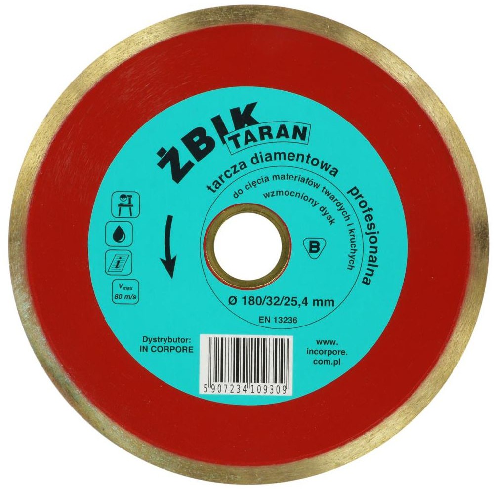 In Corpore Tarcza diamentowa 180 mm TARAN