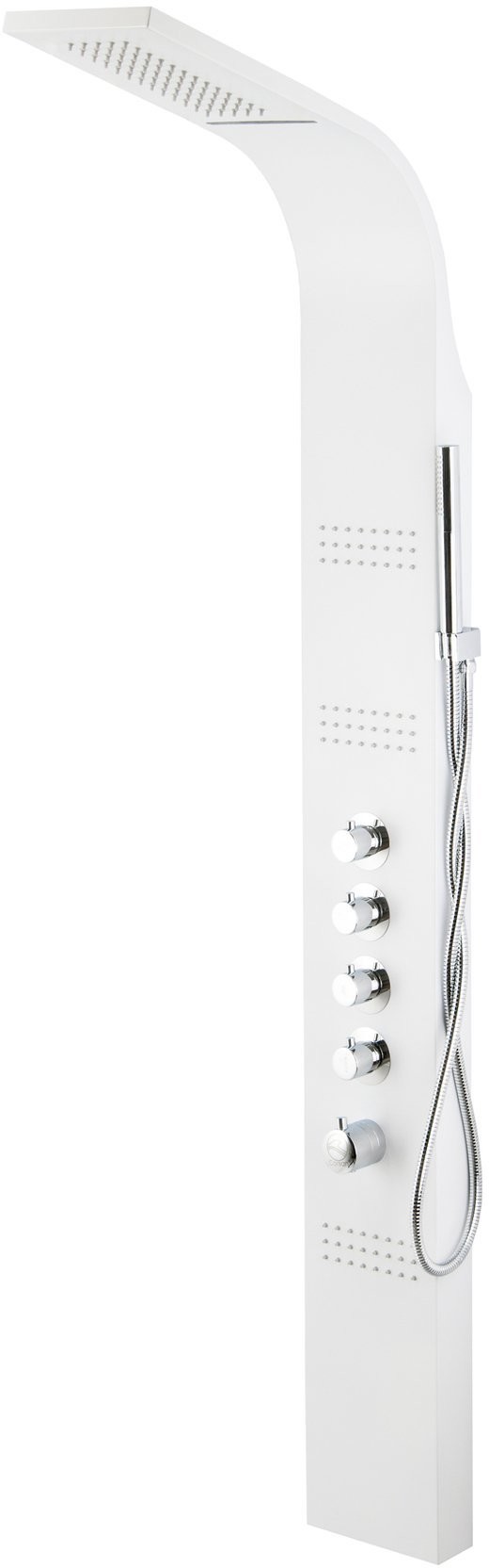 Corsan Panel prysznicowy Kaskada A014A biały A-014AM KASKADA BIEL