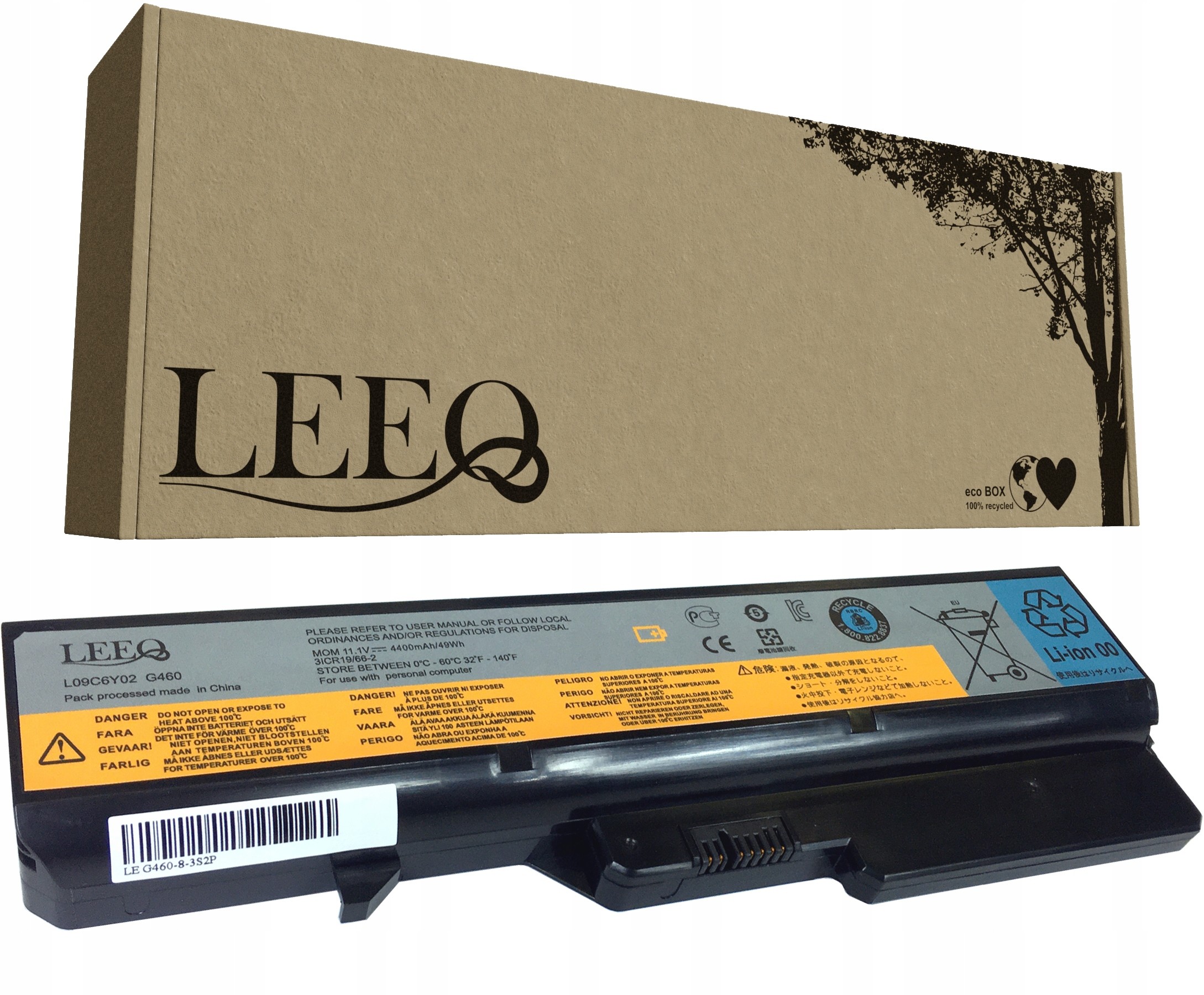 Lenovo Bateria do B570 G560 G570 G575 G770 G780