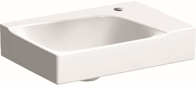 Geberit Xeno2 Umywalka wisząca lub meblowa 40x28 cm z powłoką KeraTect biała 500.529.01.1