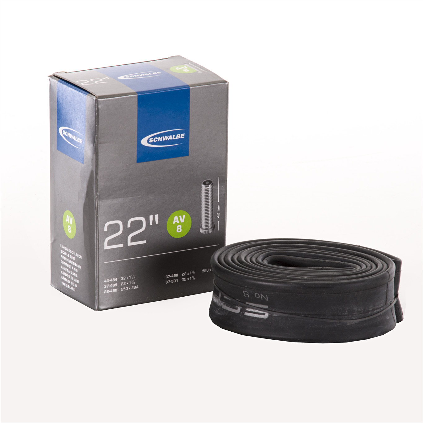 Accent SCHWALBE Standard 22 cali / Rozmiar koła: inne / Szerokość: 28 mm 32 mm 35 mm 37 mm 40 mm 42 mm 44 mm 30 mm 33 mm 38 mm / Typ wentyla: auto / samochodowy 10417310