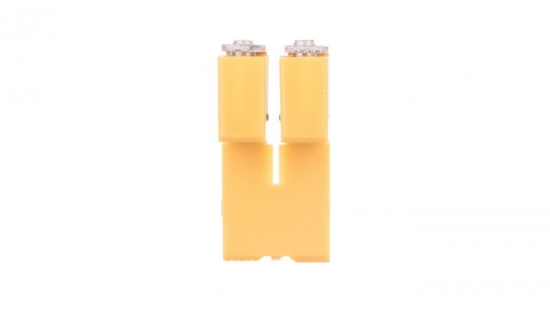 Weidmuller Mostek poprzeczny 2-torowy, raster 5,1mm żółty WQV 2.5/2 1053660000 /50szt./ 1053660000