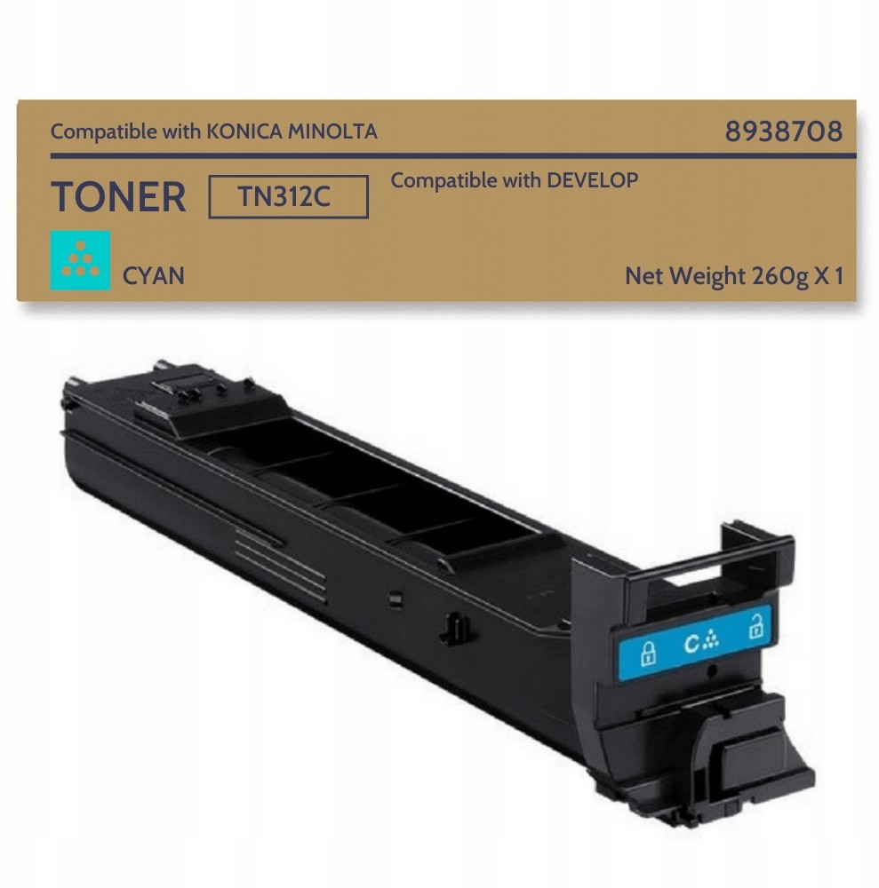 Toner TN-312C do drukarki Minolta Bizhub C352