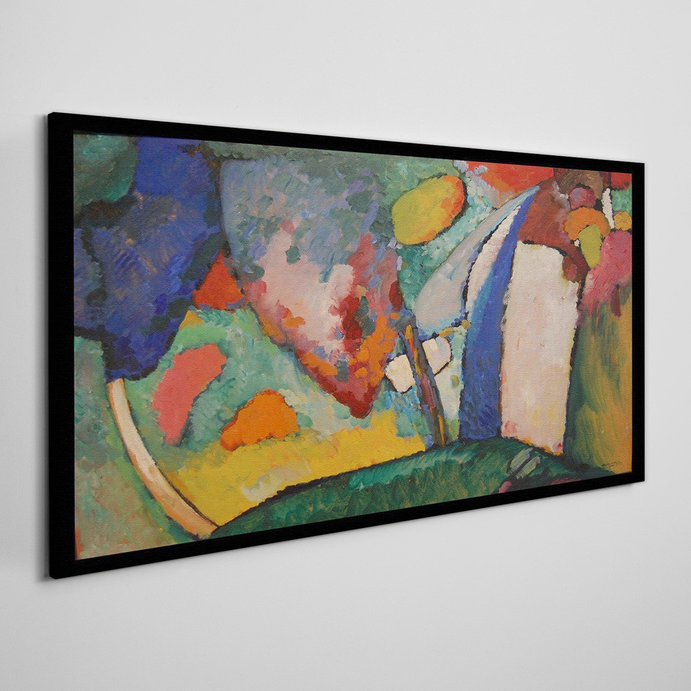 PL Coloray Obraz na Płótnie Wodospad Abstrakcja Kandinsky 120x60cm