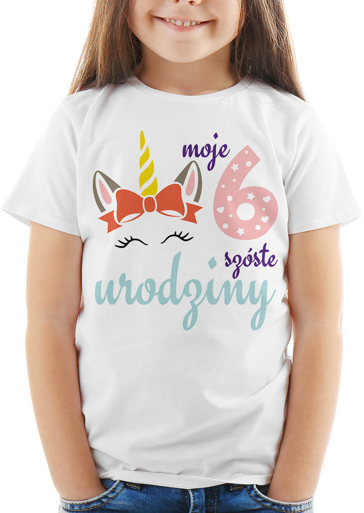 Poczpol Moje szóste urodzinki - koszulka dziecięca 43081-M