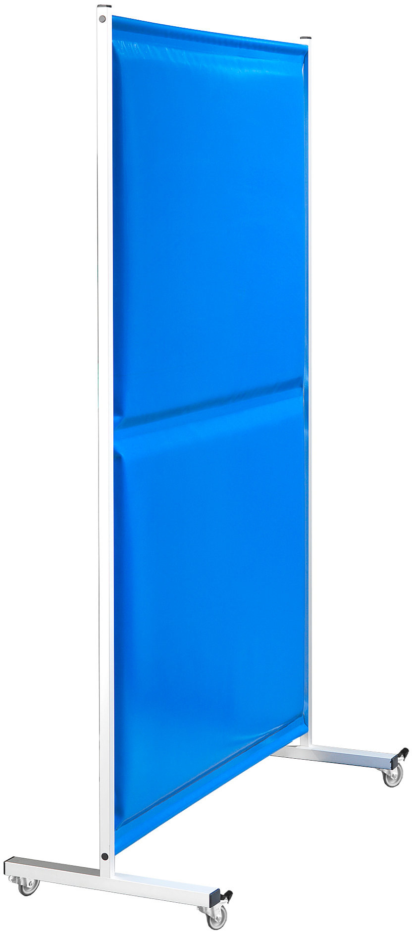 AJ Produkty Ekran akustyczny, z kołami, 1340x2010 mm, niebieski