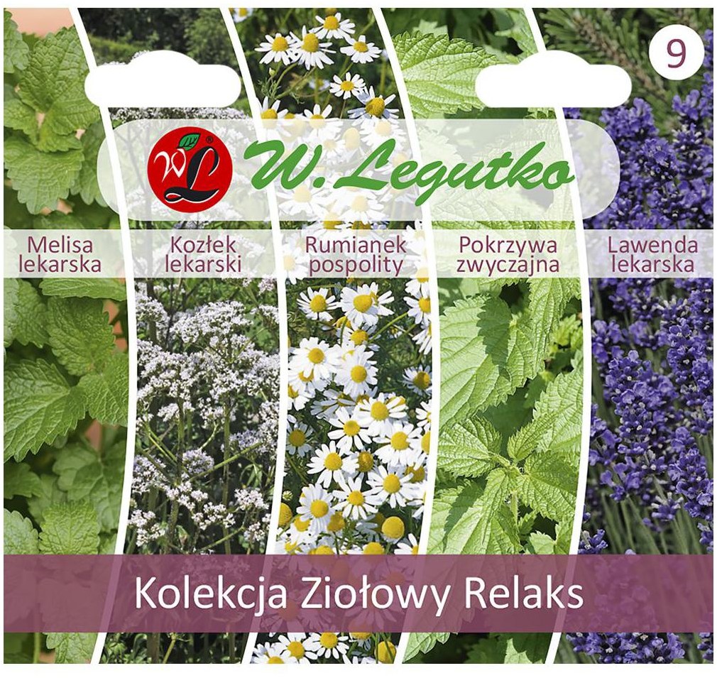 Legutko Zestaw ziołowy relaks kolekcja nasion tradycyjnych