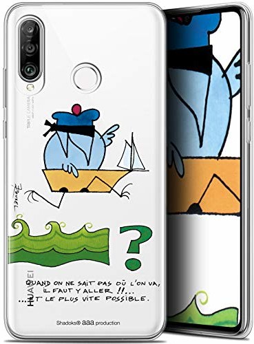 Caseink Etui ochronne na 16,2 cm (6,2 cala), Huawei P30 Lite, bardzo cienkie, Shadoks Il Faut Y Aller CPRNTSKP30LITEWHERE