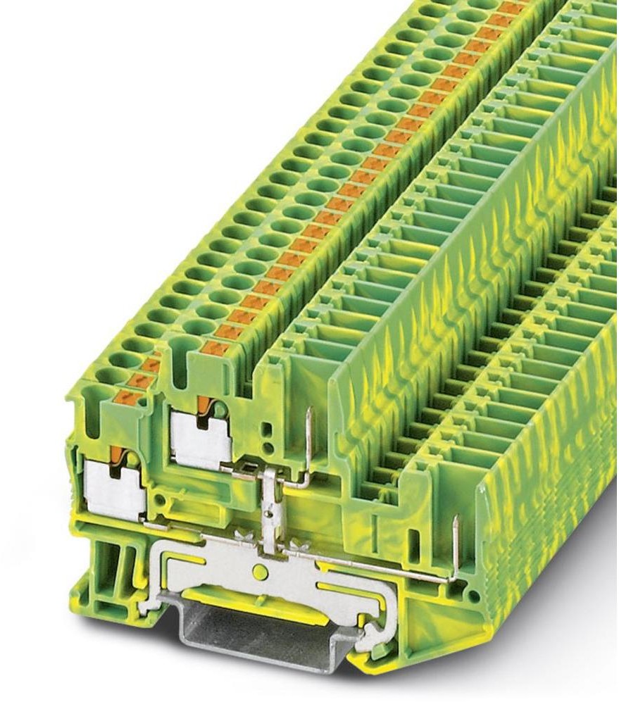 Phoenix Contact Złącze dwupoziomowe przewodu ochronnego PTTB 2 5/2P-PE PTTB 2 5/2P-PE Phoenix Contact 3210897 zielono-żółty Zawartość 50 szt PTTB 2 5/2P-PE