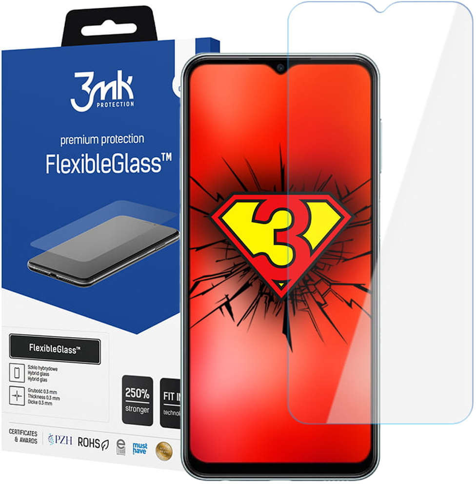 3MK Szkło hybrydowe ochronne Flexible Glass 7H do Samsung Galaxy M23 5G 13867X10