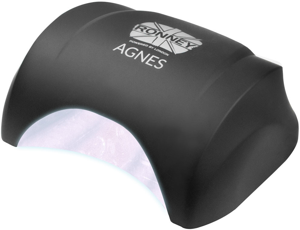 ronney RONNEY AGNES Profesjonalna lampa do paznocki LED 48W (GY-LED-032) - CZARNA