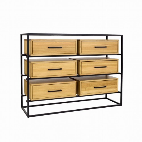 Drewmax Komoda dębowa KD 371 loftowa EC59-83658