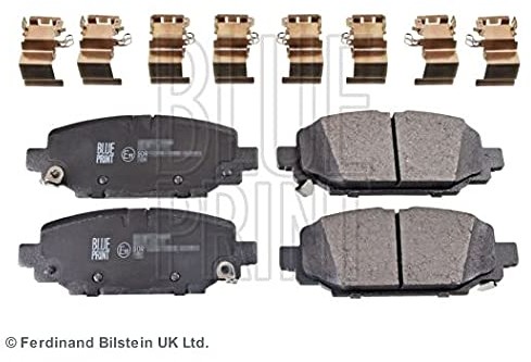 BLUE PRINT ADA104284 zestaw klocków hamulcowych z materiałem montażowym, 1 sztuka ADA104284
