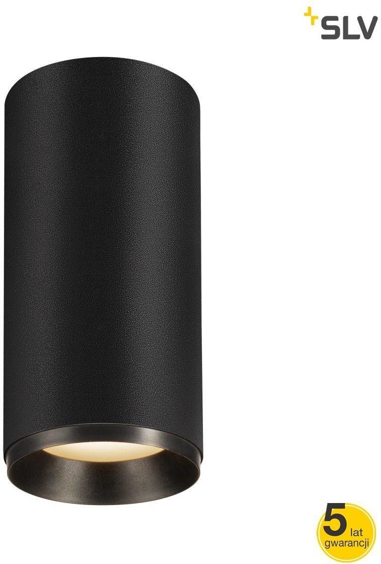 Spotline SLV NUMINOS CL DALI L wewnętrzna oprawa sufitowa natynkowa LED czarna/czarna 3000 K 24° 1004610) SLV 1004610