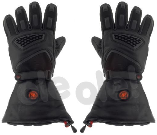 GLOVII GLOVII Ogrzewane rękawice motocyklowe XL czarny