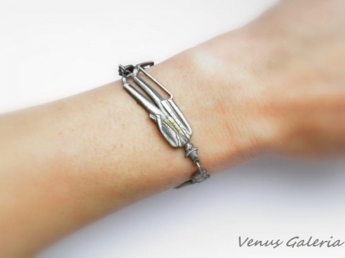 Bransoletka srebrna - Retro Pan i Pani 316