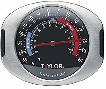 Taylor Taylor TYPTHFRIDGESS Pro termometr do zamrażarki i lodówki, stal nierdzewna TYPTHFRIDGESS
