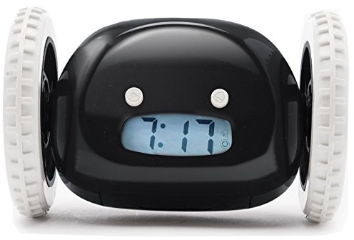 CLOCKY Suck UK clocky fliehende budzik Niebieski Aqua, czarny, jeden rozmiar CLKYb