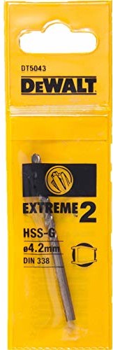 DeWalt DT5043-QZ Extreme 2 metalowy wiertło 4,2 x 75 mm, multi, 4,2 x 75 mm DT5043-QZ