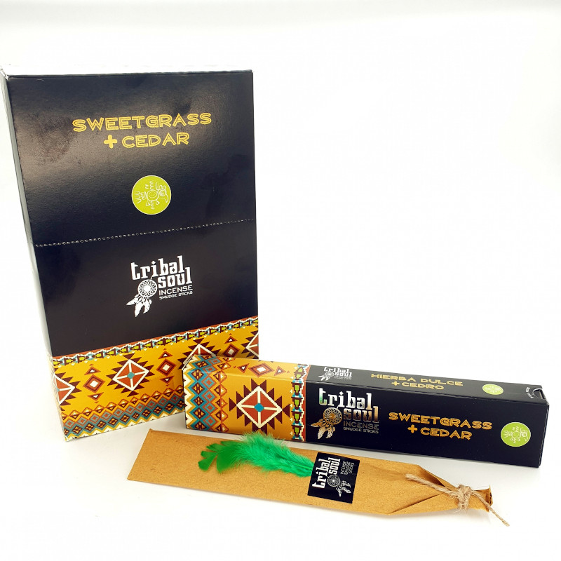 HD Kadzidełka TRIBAL SOUL sweetgrass i cedr - 15g tribalsoul08