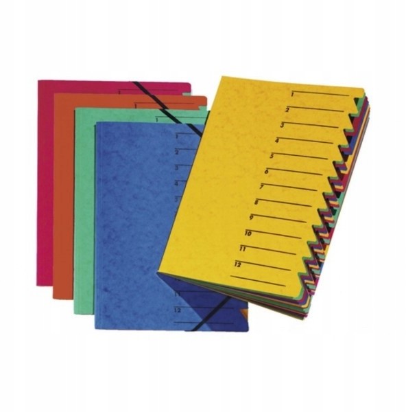 Pagna Teczka Easy 12 przegródek Durable niebieska