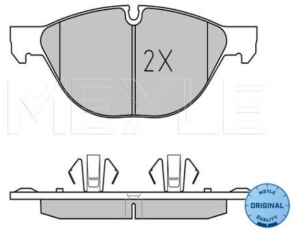 Wulf Gaertner Autoparts Zestaw klocków hamulcowych, hamulce tarczowe Wulf Gaertner Autoparts 025 241 7219