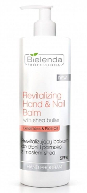 Bielenda PROFESSIONAL Rewitalizujący balsam do dłoni i paznokci z masłem shea SPF 6 500ml xml_122040