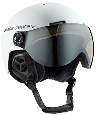 Black Crevice Arlberg BCR143926 kask narciarski z 2 wizjerami, biały BCR143926_weiß-S/M