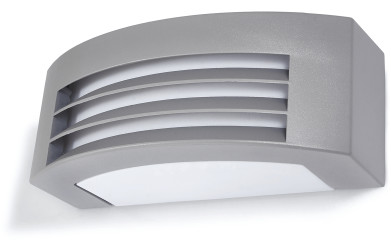 SUPERLED Lampa elewacyjna - kinkiet - oprawa zewnętrzna E27 LED Oliana - Szara OO6757