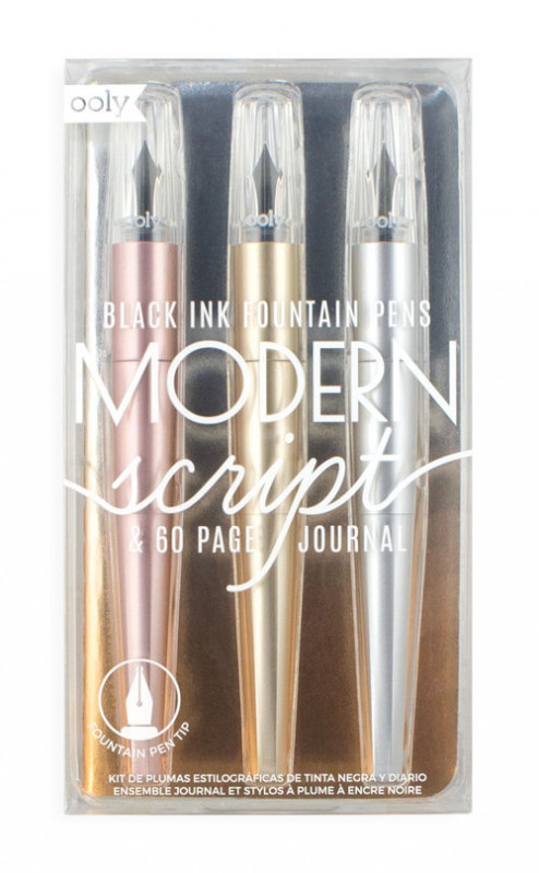 KOLOROWE BALONIKI Pióra wieczne i notes Modern Script