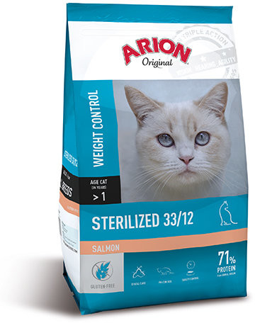 Arion Arion, karma dla kotów, Original Cat Sterilized Salmon, 7,5kg