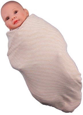 HOPPEDIZ Hoppediz poszetka w paski 90 x 90 cm