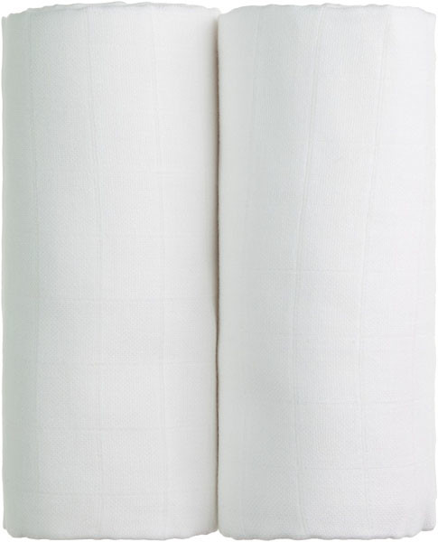 T-TOMI Ręczniki TETRA 100 x 90 zestaw 2 szt 2x biała