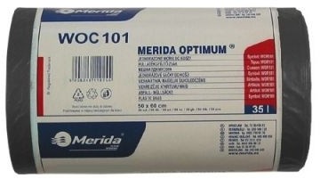 Merida Worki Na Śmieci 35 L Czarne 50 Sztuk