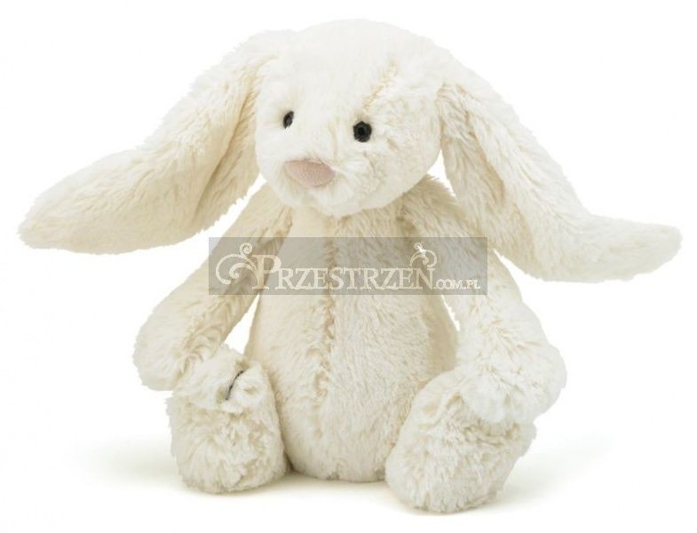 Jellycat MASKOTKA PLUSZOWA Kremowy Królik DUŻY 36 cm - BAL2BC