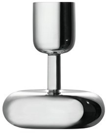 Iittala Świecznik Nappula niski srebrny 1023340