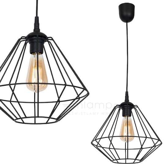 Milagro Lampa wisząca Colin 1 Czarny MLP4789 - MLP4789