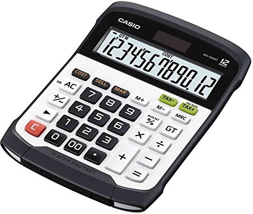 Casio WD-320MT kalkulator biurkowy z dużym spritzwasser/kurz, klawiatura można zdjąć + można prać w temperaturze ° 4971850033370