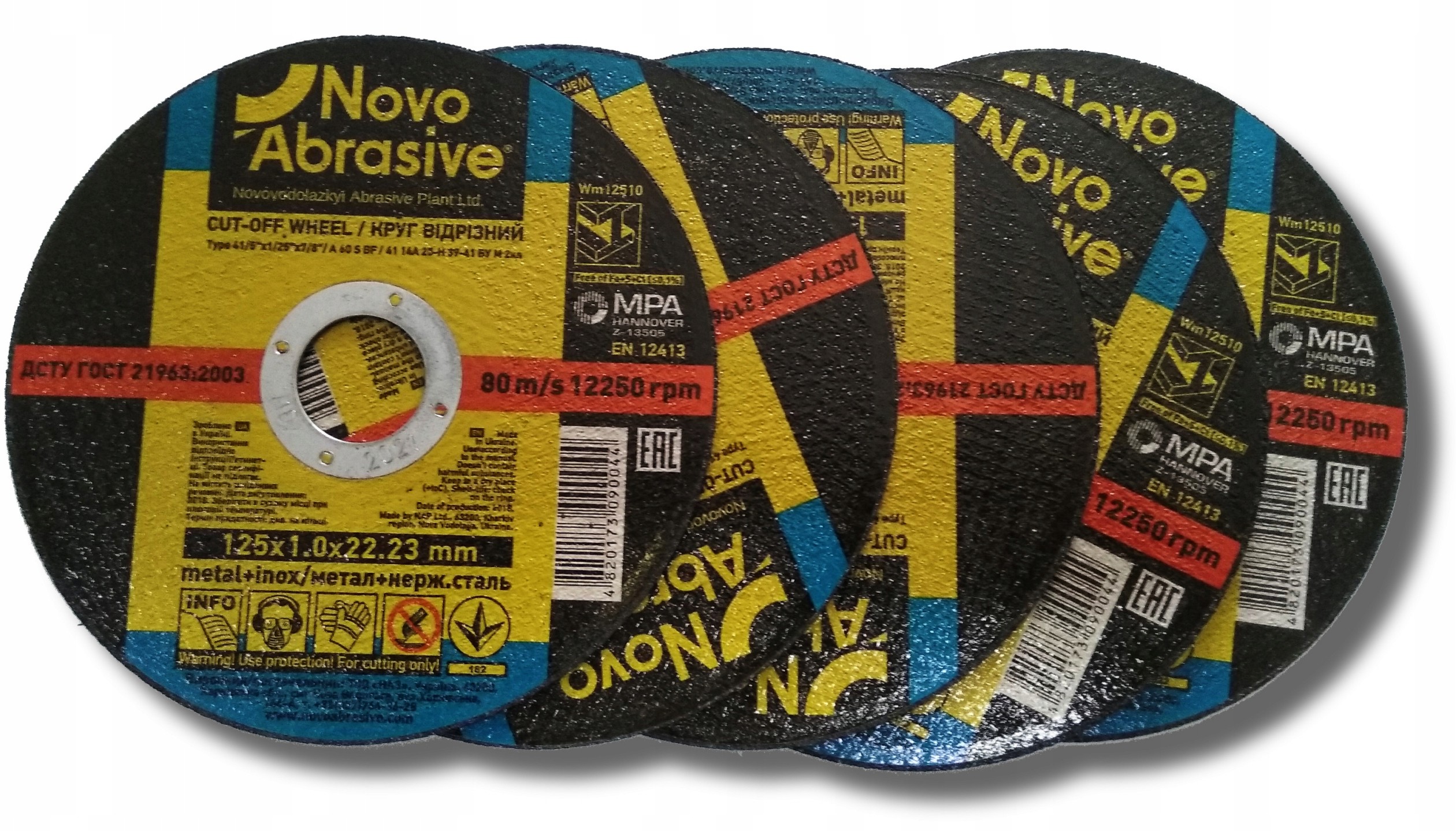 Tarcza Do Cięcia stali 125X1 inox 5 szt do kątówki