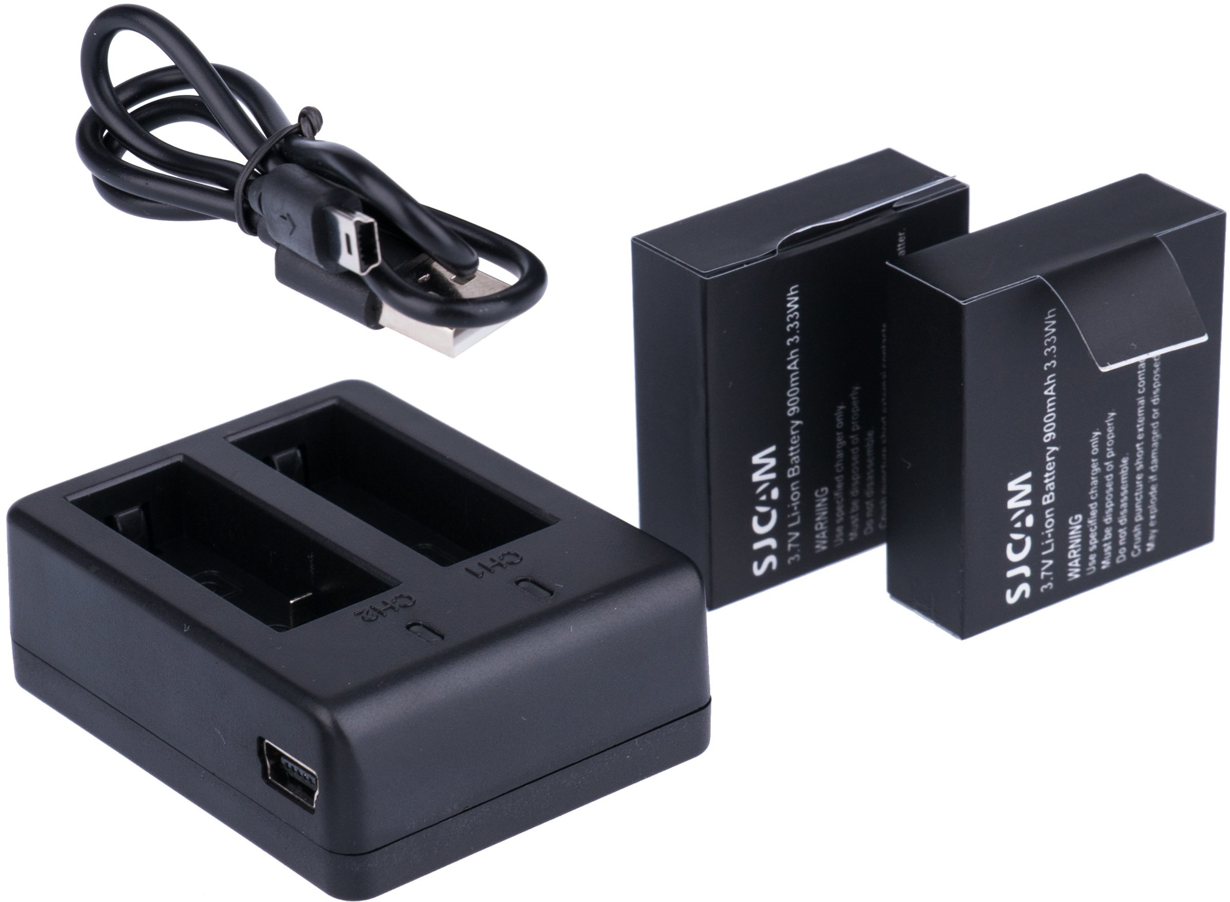 SJCAM Ładowarka podwójna 2x Bateria SJ4000 SJ5000