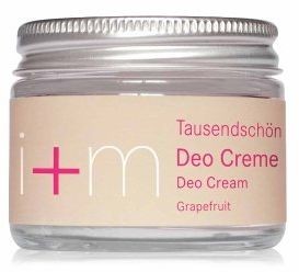 I+m naturkosmetik i+m Naturkosmetik Tausendschön Grapefruit dezodorant w kremie 50 ml