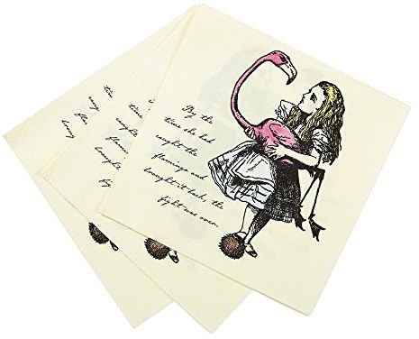 Talking Tables tsalice Napkin naprawdę Alice serwetki, 13 
