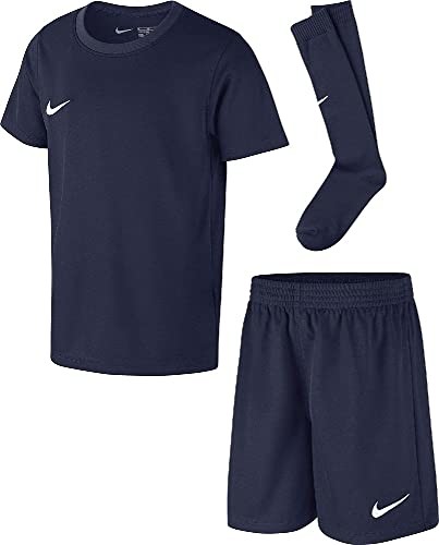 Nike Dziecięcy Park 20 Kit K piłka nożna trykot, Midnight Navy/White, XS CD2244-410